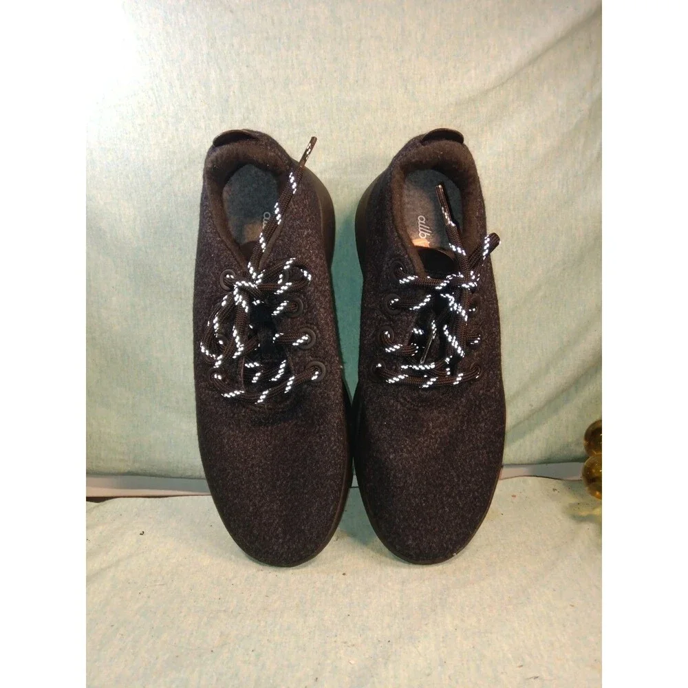 ALLBIRDS Merino Wool Runners Black/Gray ZQRx Regenerative Women's Size US 8